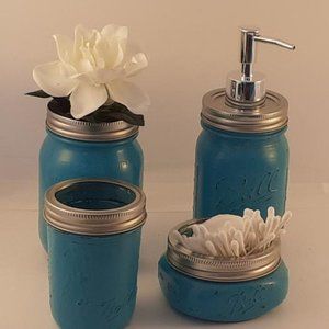 Mason jar Bathroom Set new colors
